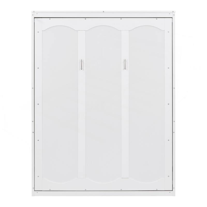Versatile Queen Size Murphy Bed with Shelves for Space Optimization