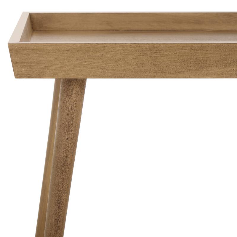 SAFAVIEH Parlee Antique White Coffee Table with Tray - 41.8" x 21.8" x 19" - 42"W x 22"D x 19"H