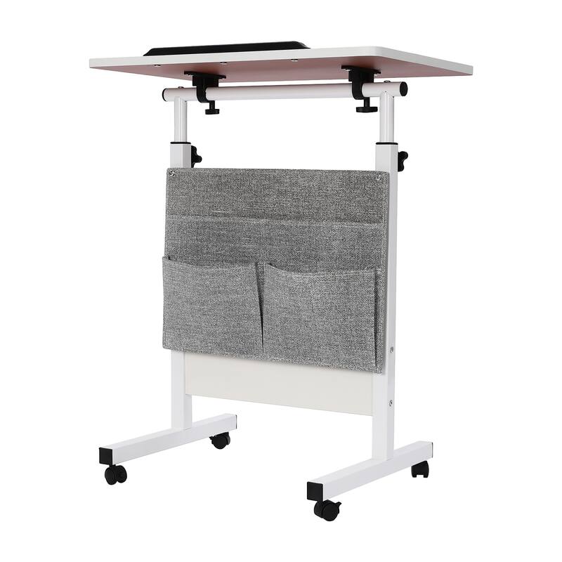 Adjustable Height Standing Desk Rolling Laptop Desk