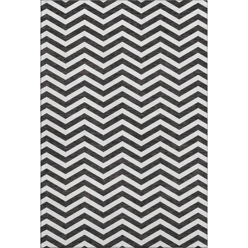 Premium Washable Super Soft Modern Chevron Mayfield Rug