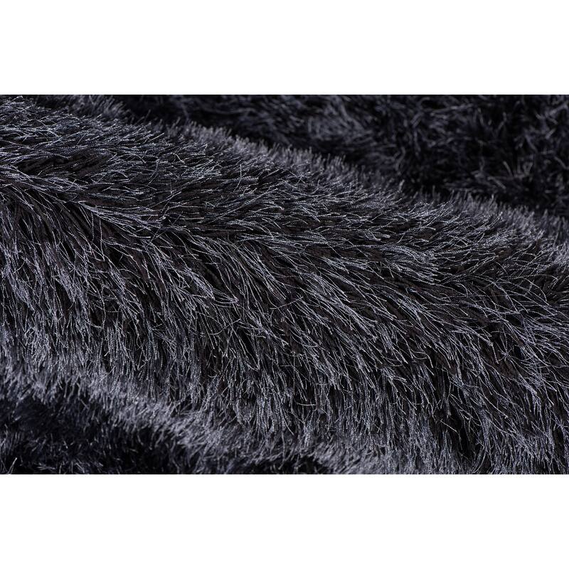 Mila Jade Microfiber Extra Thick 3" Plush Shag Rug