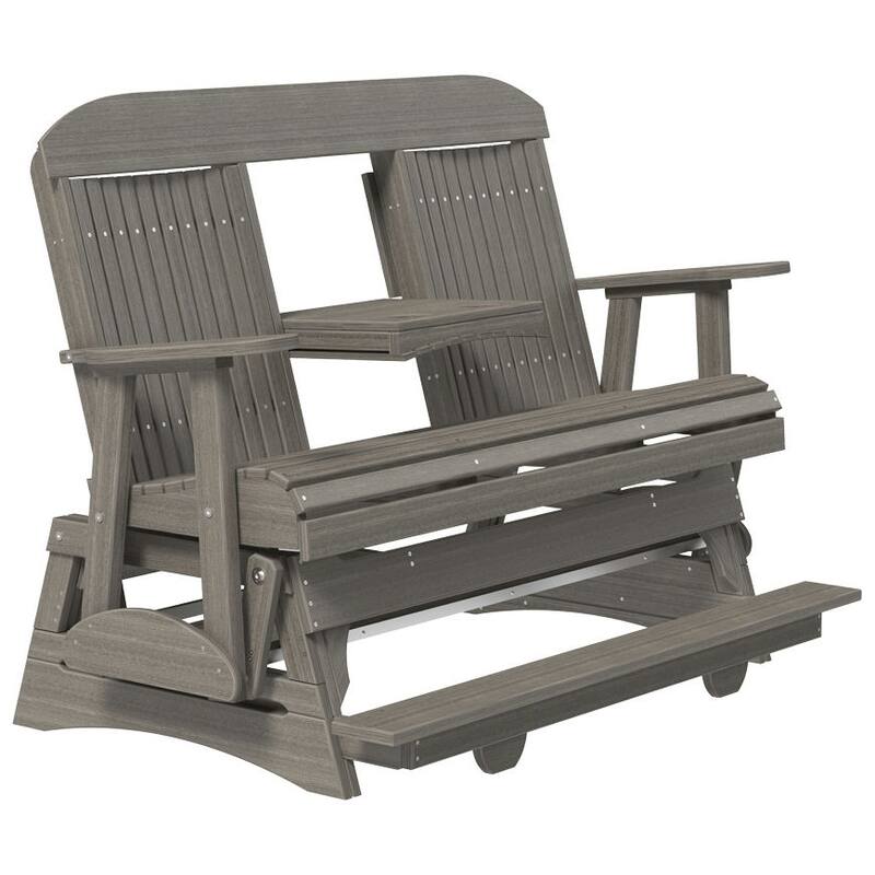 Outdoor All-Weather Poly Lumber Classic Balcony Glider