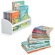 preview thumbnail 4 of 7, Wallniture Lissa Wood Wall Shelves for Book and Toy Storage (Set of 3)