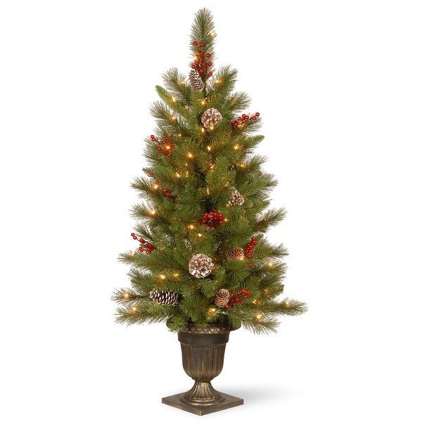 4 foot christmas store tree pre lit