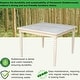 preview thumbnail 6 of 6, Square Unfinished Juvenile Table