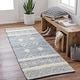 preview thumbnail 8 of 7, Pippa Handmade Farmhouse Cotton & Wool Area Rug 2' 6" x 8' - Runner