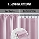 preview thumbnail 27 of 82, Deconovo 2-Pack Thermal Room Darkening Rod Pocket Curtains