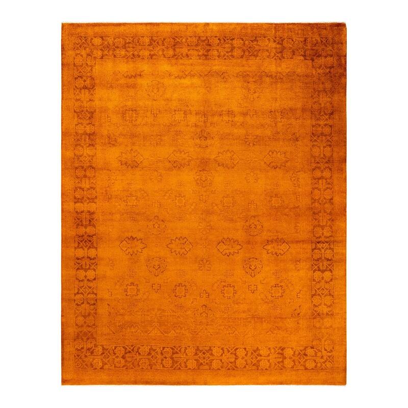 Vibrance, One-of-a-Kind Hand-Knotted Area Rug - Gold, 8' 3" x 10' 4" - 8' 3" x 10' 4"