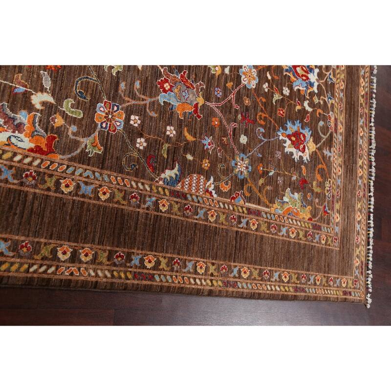 Vegetable Dye Traditional Ziegler Oriental Wool Area Rug Hand-knotted - 6'6" x 9'8"