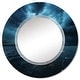 preview thumbnail 13 of 13, Designart "Ethereal Lightning V" Nautical & Beach Modern Wall Mirror
