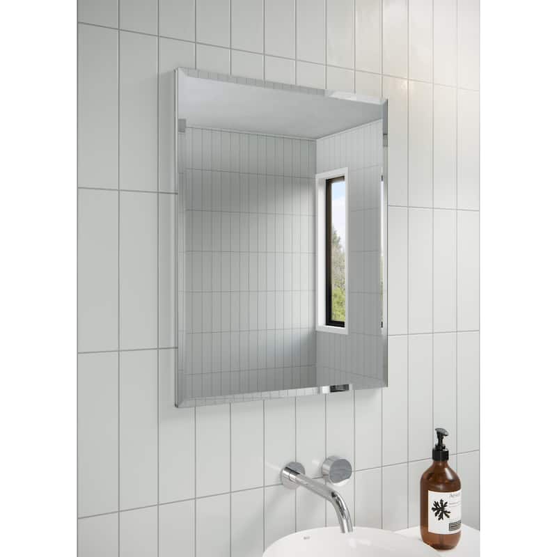 Aluminum Medicine Cabinet - 26X20