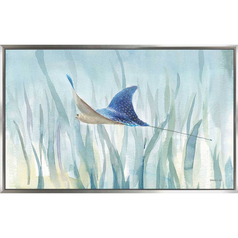 "Undersea Ray" Print on Floating Canvas