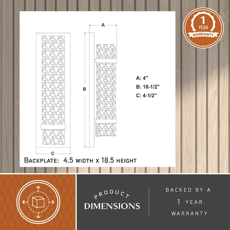 Wall Sconce Lighting Cylinder Flush Mount Nickel White Glass 1 Light Sconce - 18.5