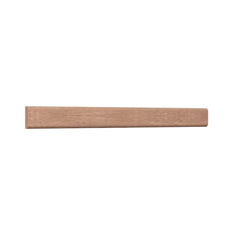 WM142: 1/4-in D x 3/4-in W x 96-in L Americraft Solid Hardwood Stain Grade Flat Screen Moulding
