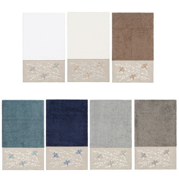 slide 2 of 15, Authentic Hotel and Spa 100% Turkish Cotton Braelyn Embellished Bath Towel