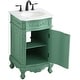preview thumbnail 2 of 9, Elegant Lighting VF10121-VW Danville 20" Free Standing Single Basin