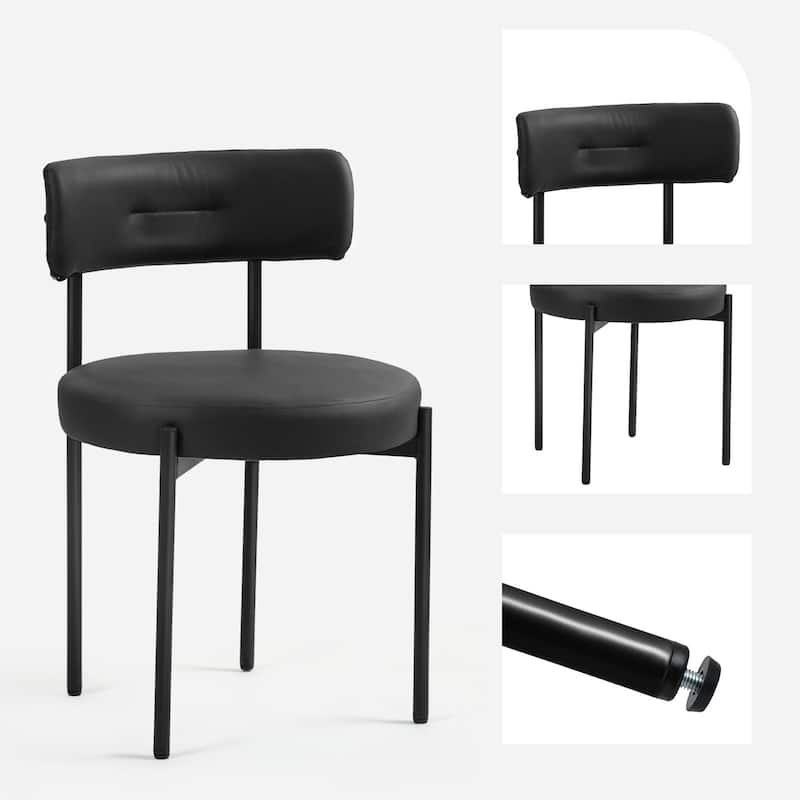 AVAWING Dining Chairs Mid-Century Modern Kitchen Chairs Set of 2