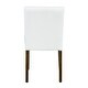 preview thumbnail 38 of 43, Modern Simple Set of 2 Modern Comfortable Upholstered Foam Fabric Dining Chairs with Solid Rubber Wooden Legs for Dining Room
