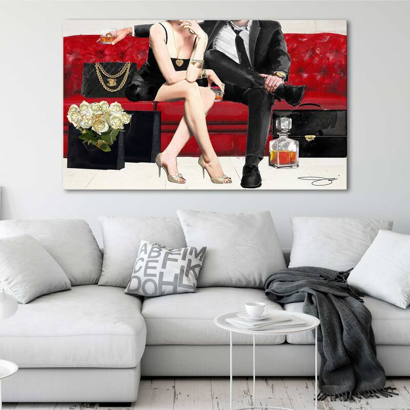 "Cocktail Hour" by Jodi Print on Canvas