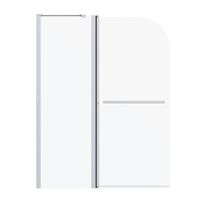 Topcraft 43“ W * 58” H Tempered Glass Frameless Shower Door