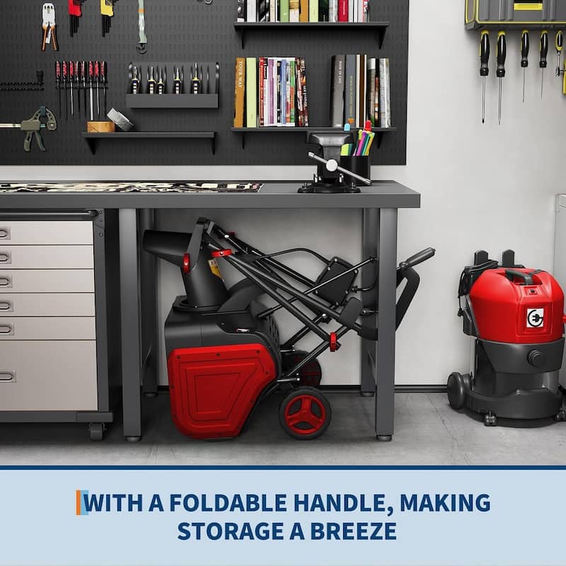 Corded 20 inch Electric Snow Blower Corded, Snow Thrower for Walkways Deck - N/A