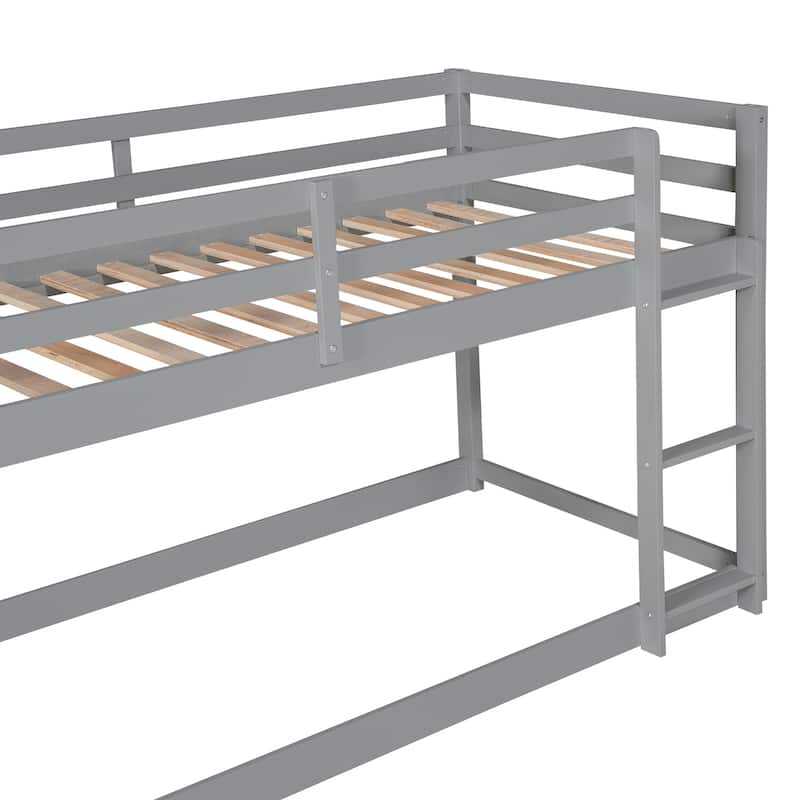 Floor Bunk Bed with Ladder