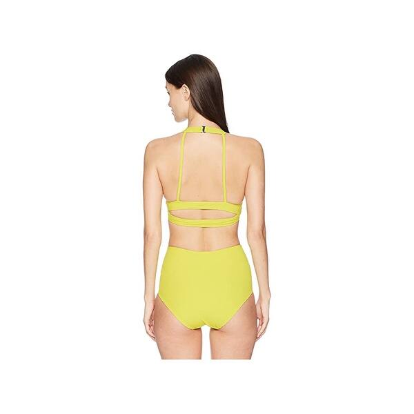 Flagpole Women S Green Lynn One Piece Swimsuit Lime Small Overstock