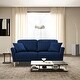 preview thumbnail 10 of 17, JASIWAY Modern Upholstered Velvet 2-Seater Sofa with Metal Legs