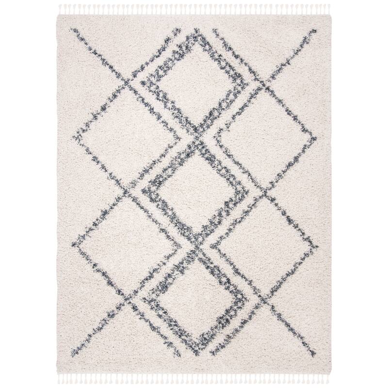SAFAVIEH Pro Lux Shag Nazmije Moroccan Tassel 2.4-inch Thick
