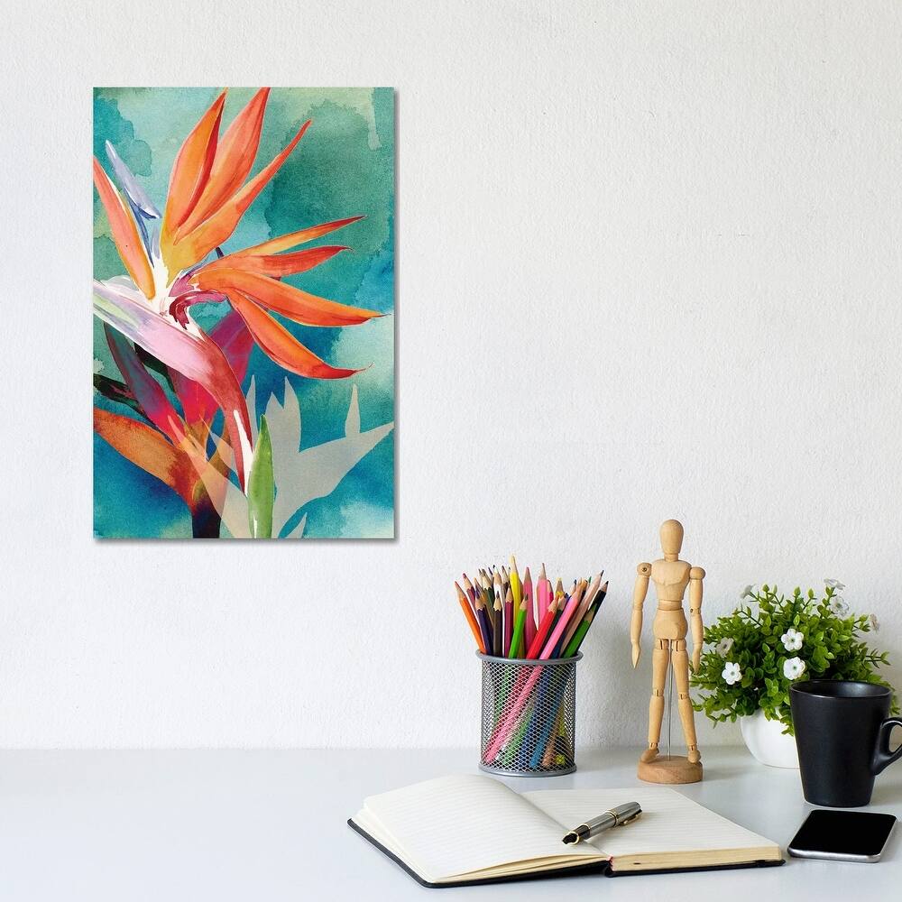 iCanvas "Vivid Birds of Paradise II" by Jennifer Paxton Parker Canvas Print