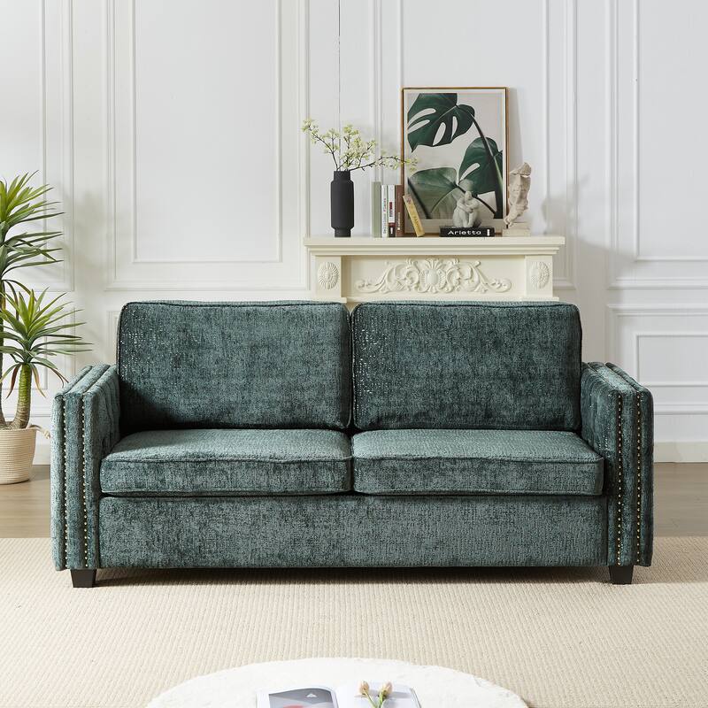 Luxurious Chenille Couch with Sleeper Sofa Bed, Easy Assembly, and Ultimate Comfort