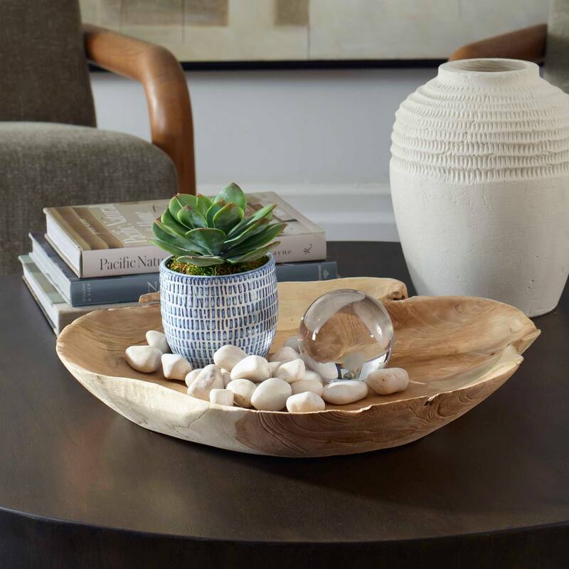 Uttermost Organic Embrace Outdoor Teak Bowl