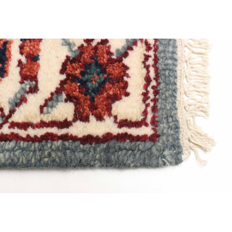 ECARPETGALLERY Hand-knotted Serapi Heritage Mint Wool Rug - 2'9 x 10'2