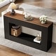 preview thumbnail 32 of 32, Modern Console Table, 55-Inch Wood Entryway Table with Storage