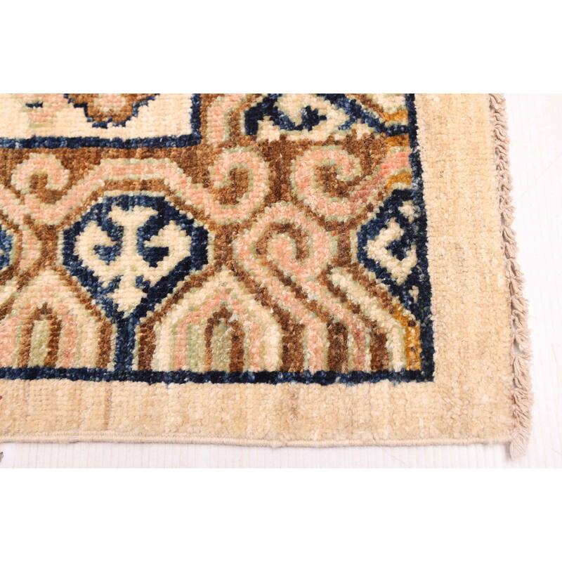 ECARPETGALLERY Hand-knotted 18 Of 20 Pak Finest Mamluk Cream Wool Rug - 8'10 x 11'7