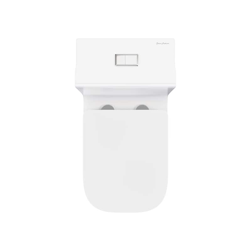 Concorde One Piece Square Toilet Dual Flush 1.1/1.6 Gpf In Matte White - 26.06" x 13.98" 29.21"