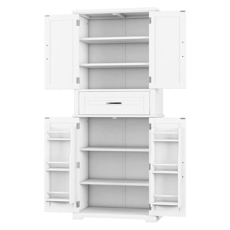 Christopher Knight Home - Whitmore Tall Bathroom Storage Cabinet with Adjustable Shelves and Multi-Functional Design