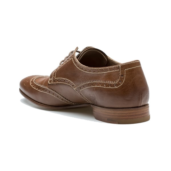 Shop Prada Men S Oxford Wingtip Lace Up Dress Shoes Leather Boot