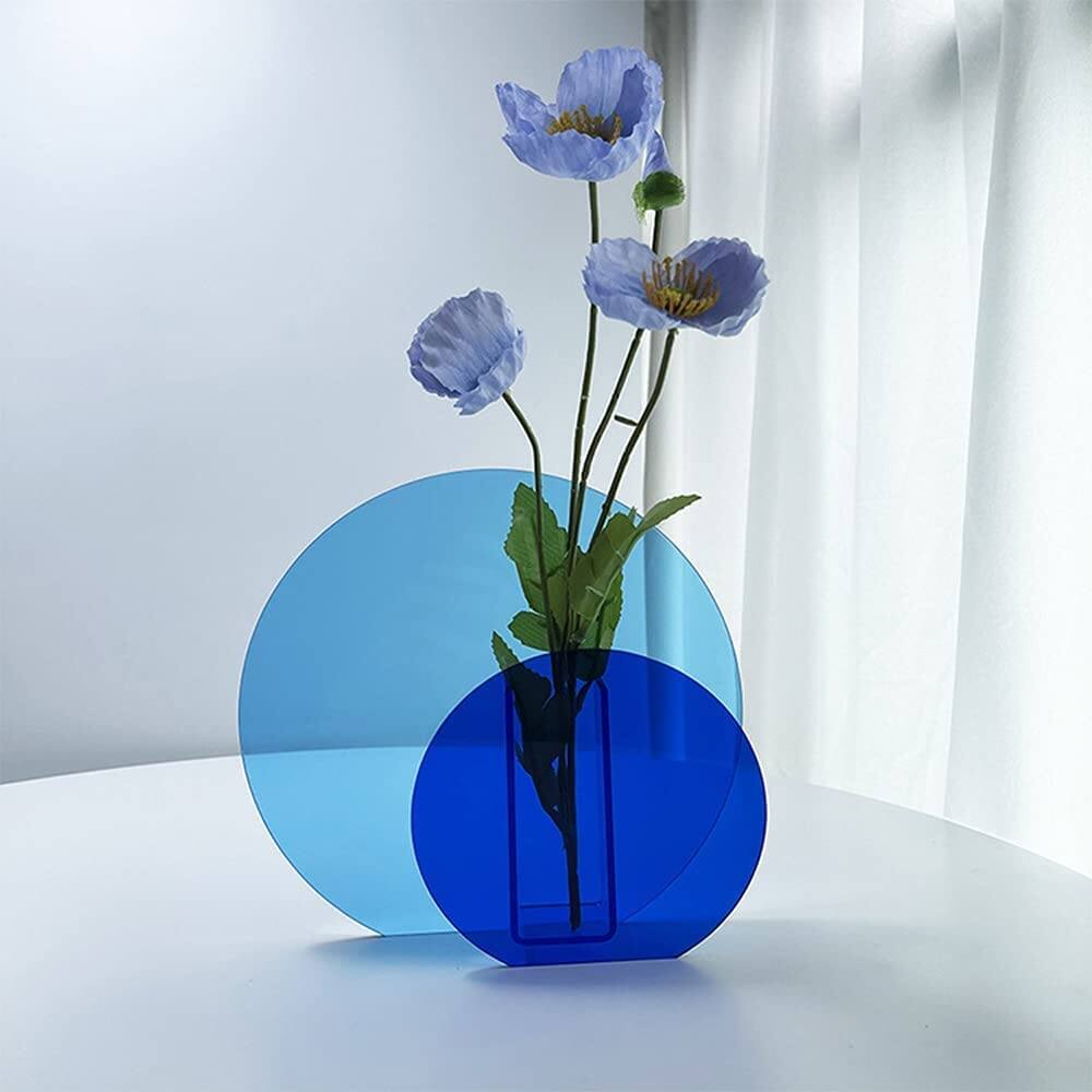 Acrylic Flower Vase for Wedding Centerpieces Office Ornaments