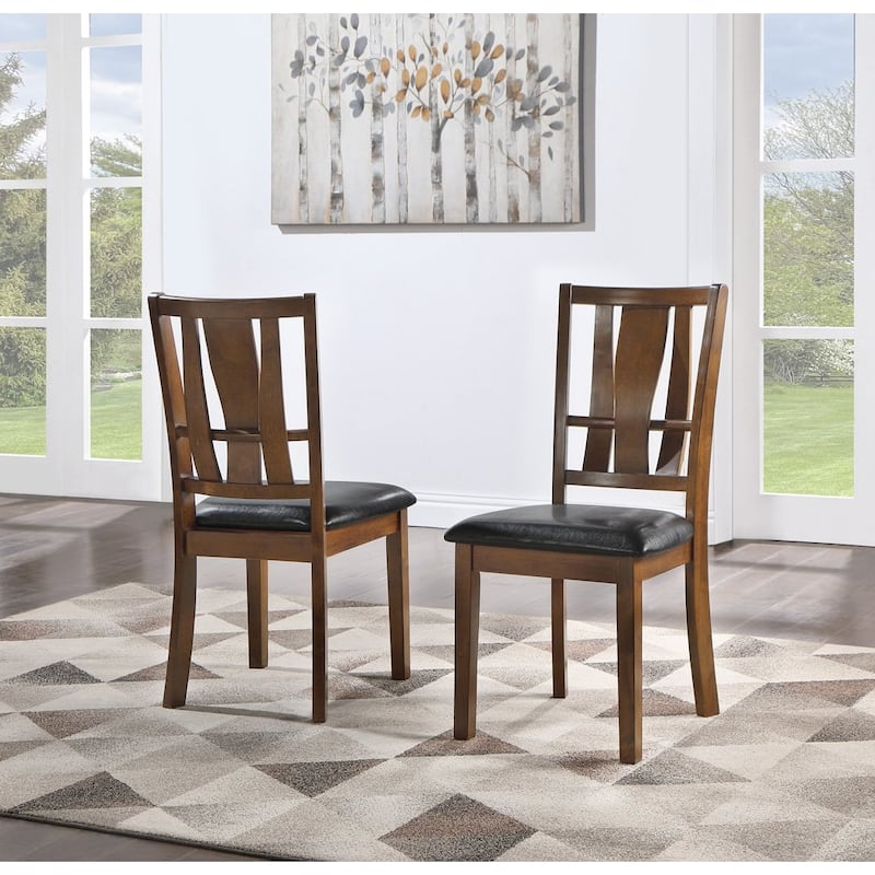 DTY Indoor Living Gunnison 6-Piece Dining Set with Bench, Brown Cherry