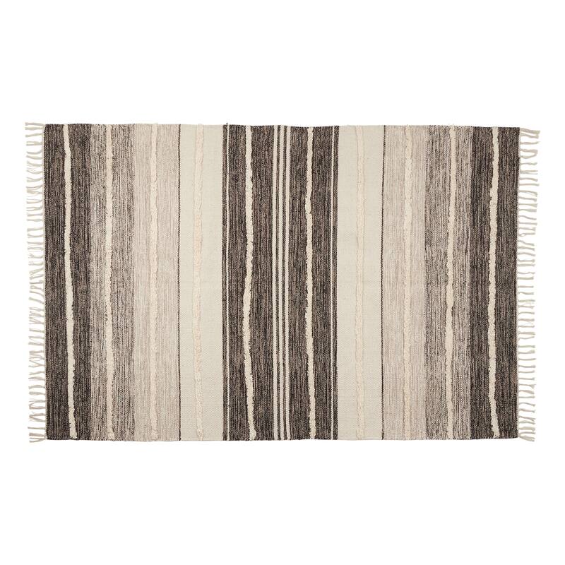 Woven Tufted Design Rug - 4'x6' - 4' x 6'/Surplus