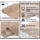 preview thumbnail 88 of 165, Waterford Collection 100% Cotton Non-Slip Bathroom Rug Set, Machine Washable Bath Rug, 4 Piece Bath Mat Set with Contour