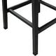 preview thumbnail 6 of 6, Industrial Oak & Black Metal Counter Height Stools (Set of 2) by Furniture of America