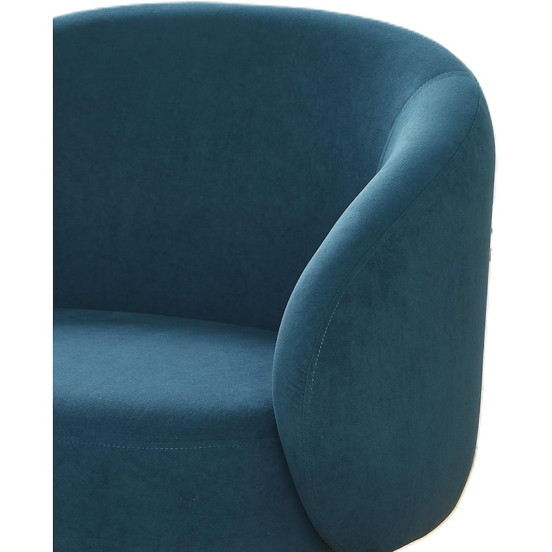 US Pride Furniture Luxury and Elegance Modern Channel Chair with Velvet Fabric Material Dense Foam and Heavy Webbing