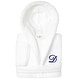 preview thumbnail 42 of 100, Sweet Kids 100% Polyester SUPER PLUSH Double Brushed Hooded Bathrobe with Navy Script Monogram D - Large