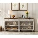 preview thumbnail 10 of 45, Farmhouse Sideboard, Buffet Cabinet with Storage Cabinets