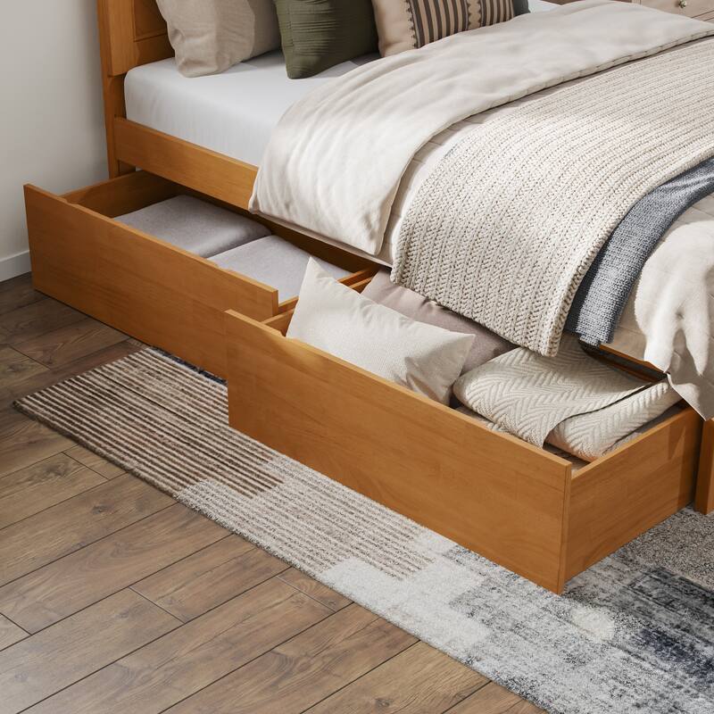 Canyon Platform Bed with Matching Footboard & Storage Drawers