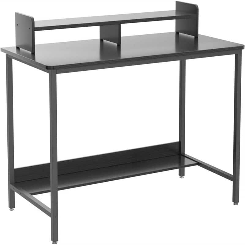 Computer Desk with Shelves