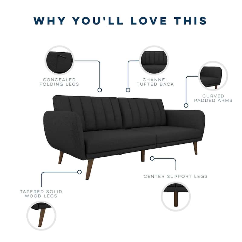 The Novogratz Brittany Futon Sofa Bed