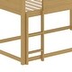 preview thumbnail 15 of 14, Wooden House Bunk Bed with Convertible Slide and Ladder,Twin Over Twin